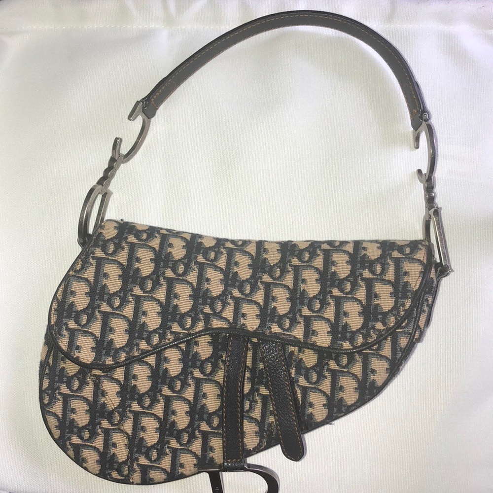 Authentic Christian Dior Saddle bag 1990 original